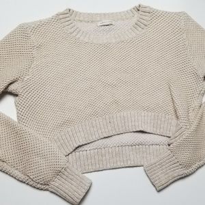 Knit crop top